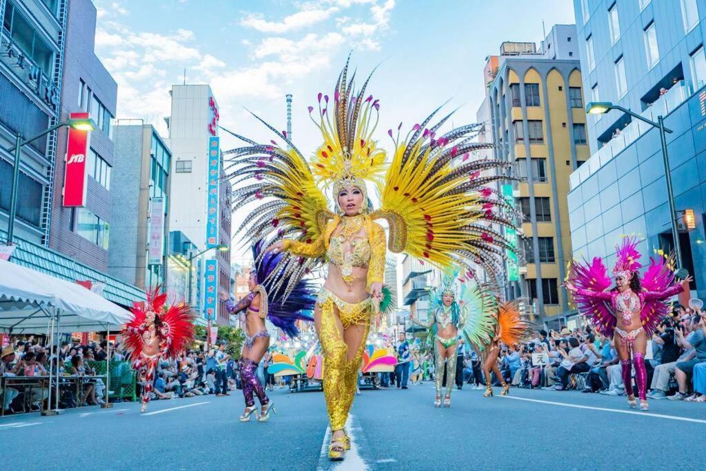 Appartamento 403 Oshiage Sta 3Mins Walk! Wi-Fi & Elevator 4Pax Tokyo Esterno foto