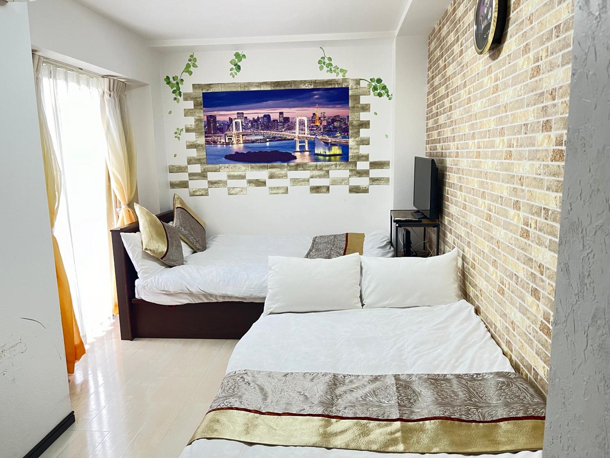 Appartamento 403 Oshiage Sta 3Mins Walk! Wi-Fi & Elevator 4Pax Tokyo Esterno foto